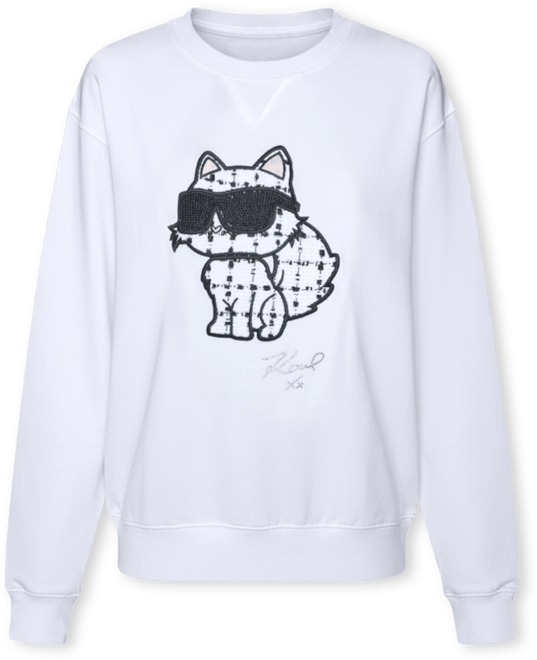 Women's Emoji Choupette Detail Sweater