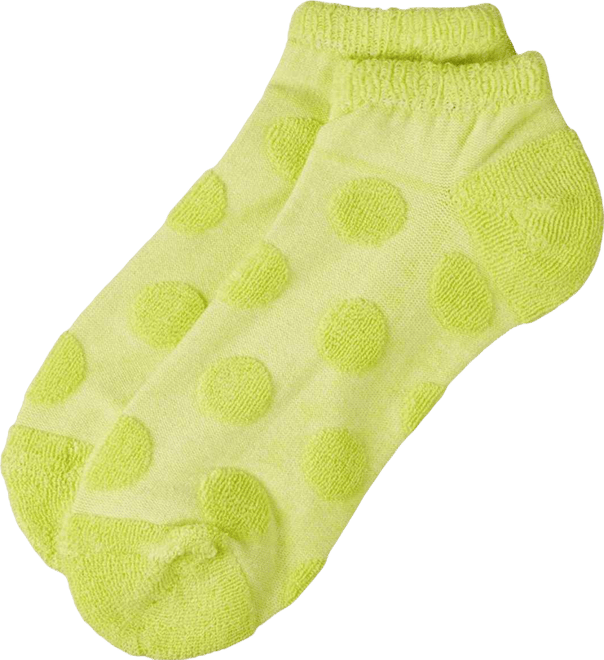 Women's Terry Dot Low Cut Socks