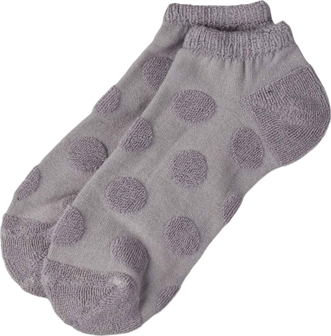 Women's Terry Dot Low Cut Socks