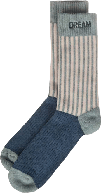 Women's Inspirations Embroidered Cuff Crew Socks