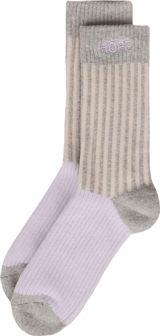 Women's Inspirations Embroidered Cuff Crew Socks