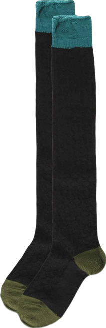 Women's Leaf Burst Over The Knee Warm Knit Sock