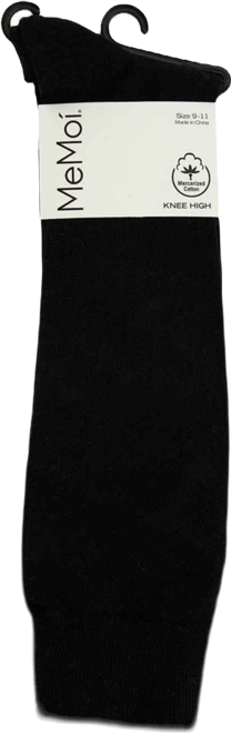 Women's Basic Mercerized Cotton Blend Knee High Socks