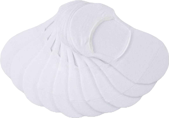 Women's 10 Pair Pack High Cut Sneaker Liners