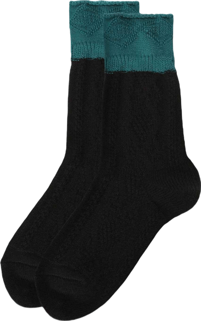 Women's Diamond Bits Soft-Fit Two-Tone Crew Sock