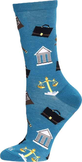 Women's Law N Order Crew Socks