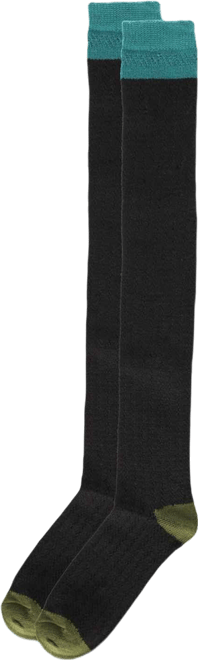 Women's Chic Slant Wool Blend Over The Knee Warm Sock