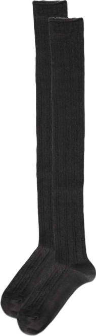 Women's Twister Cable Knit Over The Knee Warm Knit Sock