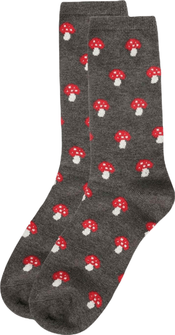 Women's Soft Mushroom Cashmere Crew Socks
