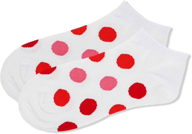 Women's Polka Dance Soft-Fit Cotton-Rich Low Cut Socks
