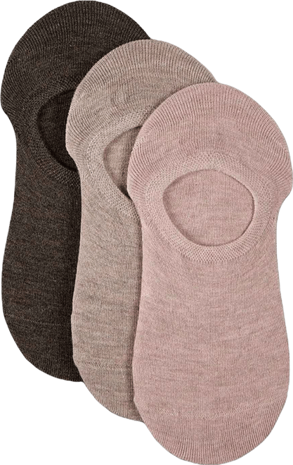 Women's 3 Pair Silky-Soft No Show Rayon Blend Sneaker Liners