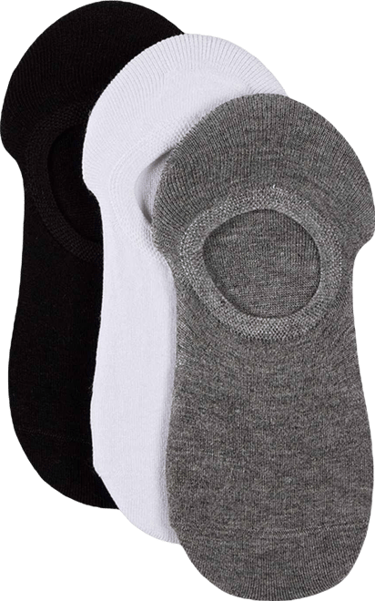 Women's 3 Pair Silky-Soft No Show Rayon Blend Sneaker Liners