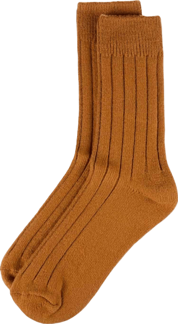 Women's Neutral Ribbed Knit Essential Boot Socks