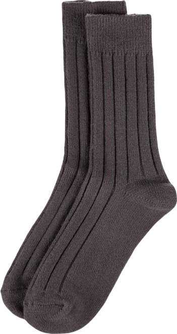 Women's Neutral Ribbed Knit Essential Boot Socks