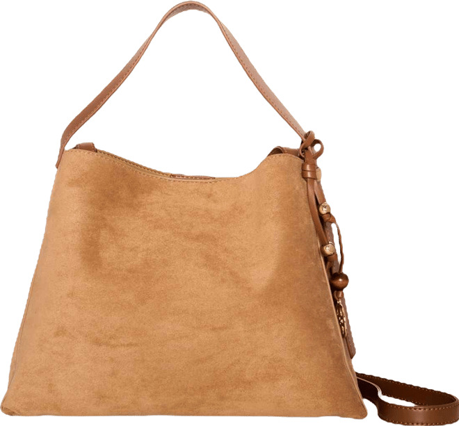 Solace Suede Top Handle Small Satchel Bag