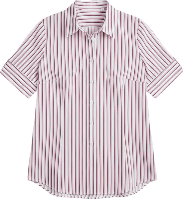 Women's Stretch Poplin Short Sleeve Shirt