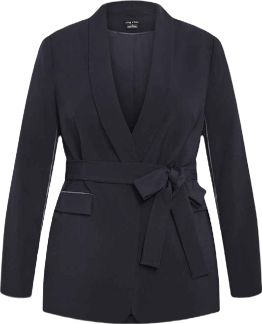 Plus Size Belted Yasmine Jacket