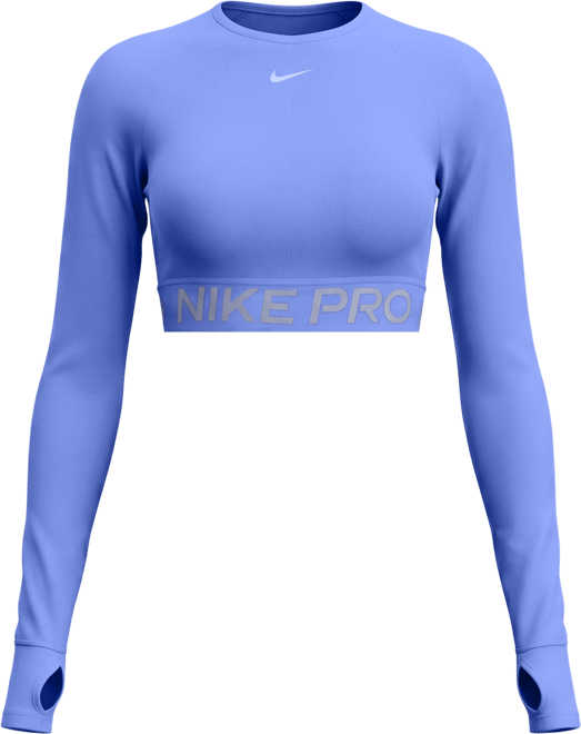 Nike Pro Women's Dri-FIT Cropped Long-Sleeve Top