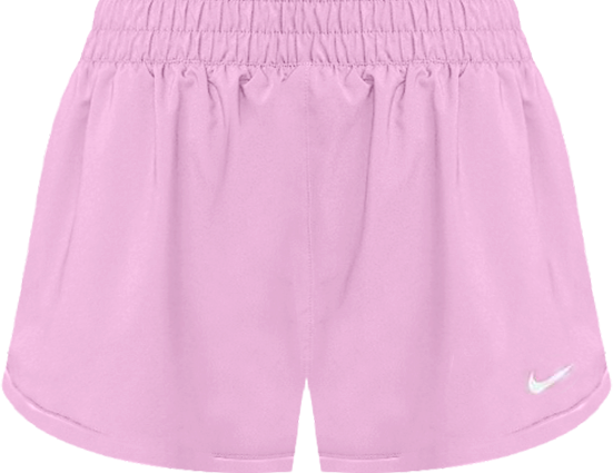 Nike One Big Kids' (Girls') Dri-FIT High-Waisted Woven Training Shorts