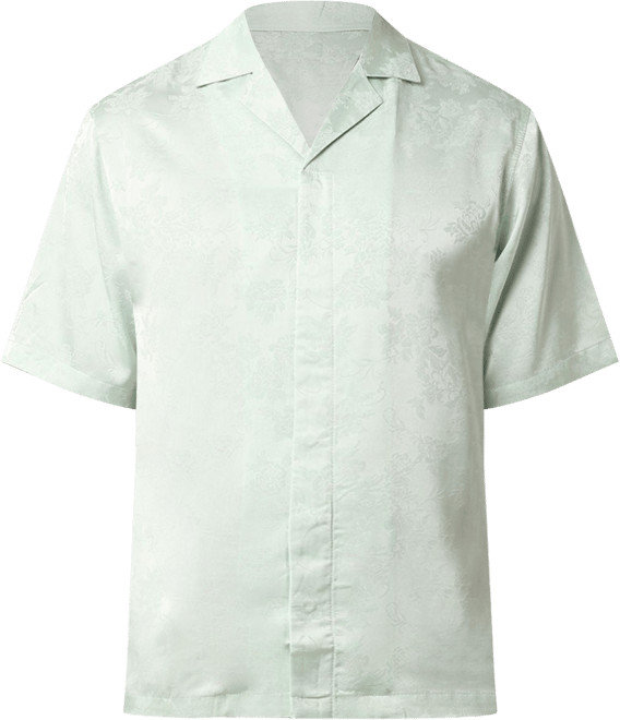 Men's Carry Satin Button Up