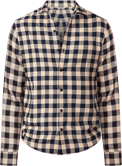 Men's Buff Beige Buffalo Relaxed Shirt