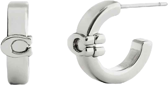 Signature C Huggie Earrings