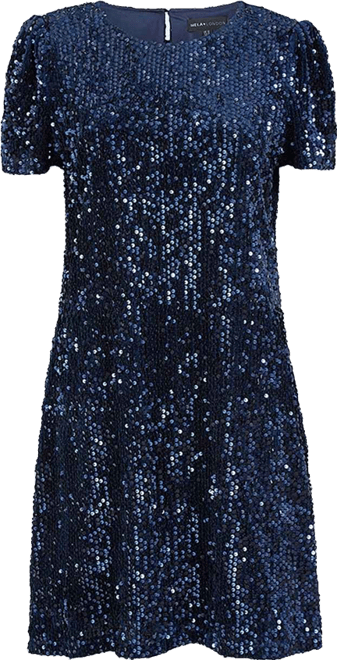 Women's Sequin Tunic Mini Dress