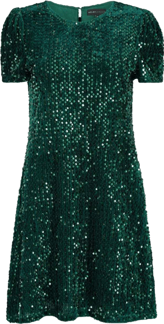 Women's Sequin Tunic Mini Dress