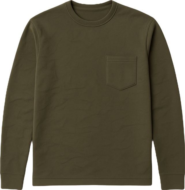 Men's Crinkle Scuba Crewneck T-shirt