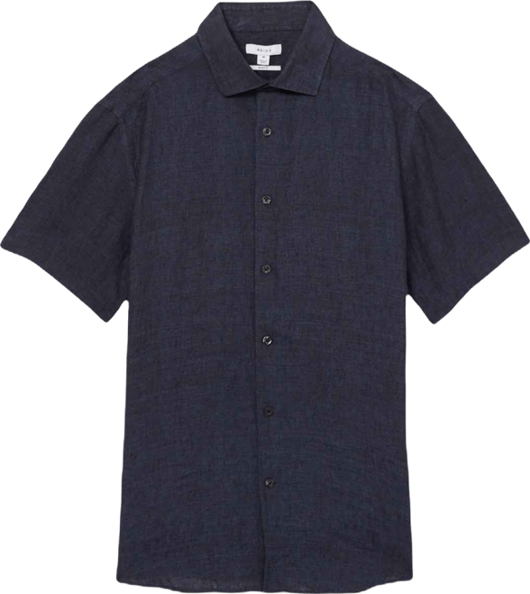 Men's Linen Short Sleeve Shirt