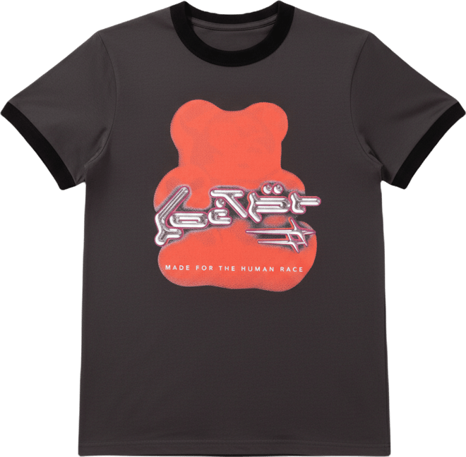 Men's Gummy Ringer Tee.