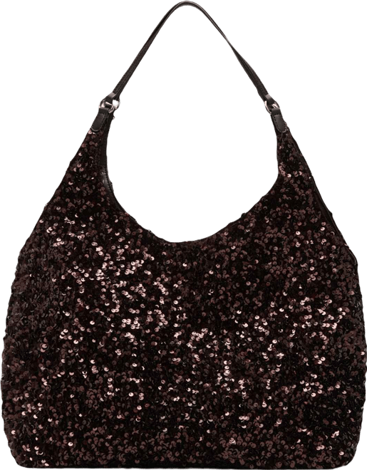 Aashanti Reversible Sequin/Pu Hobo