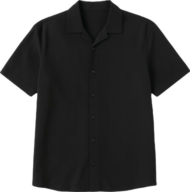 Men's Big & Tall Seersucker Stripe Short Sleeves Shirt