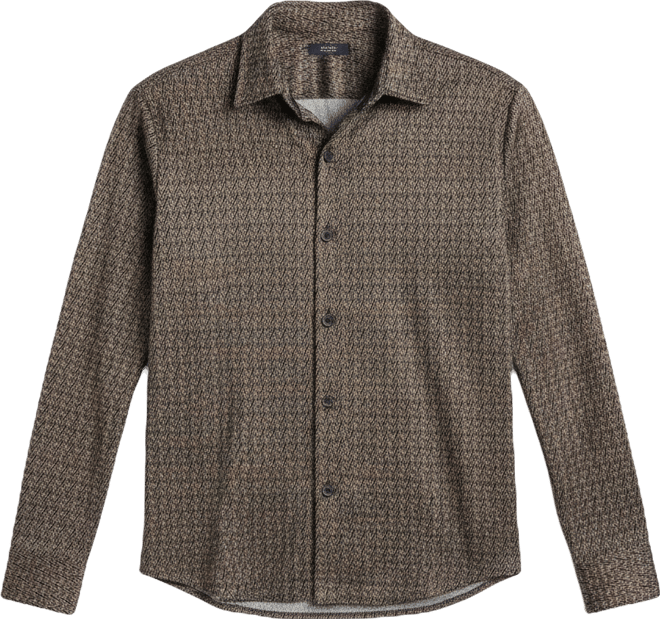 Men's Long Sleeve Bold Plaid Shirt