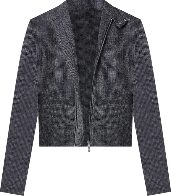Men's Loiter Tweed Mod Jacket, Tailored Fit, Textured Tweed Fabric, Button Closure, Classic Collar, Stylish Outerwear