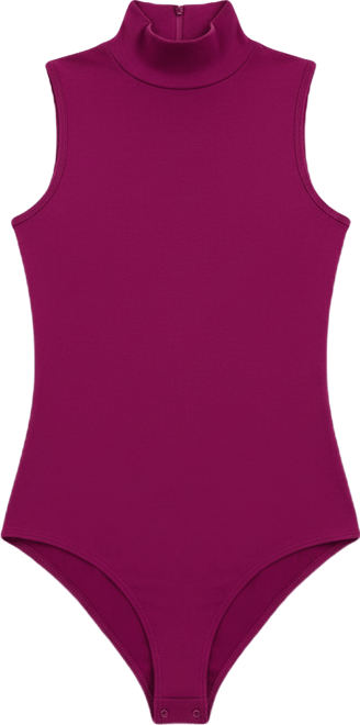 Women's Turtleneck Sleeveless Bodysuit