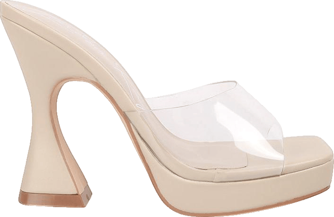 Women's Skyhigh Clear Strap Block Heel Sandals