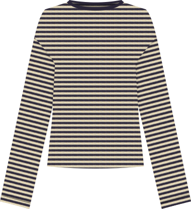 Women's Bloom Round-Neck Long-Sleeve Top