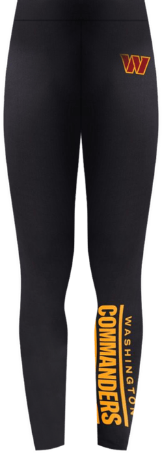 Women's Black Washington Commanders Pregame Leggings