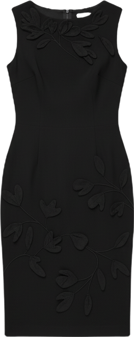 Women's 3D Floral Embroidered Midi Dress