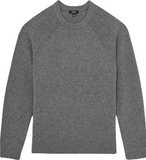 Men's Wool-Cashmere Reverse-Seam Sweater