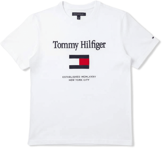 Men's Logo Embordered Flag T-Shirt