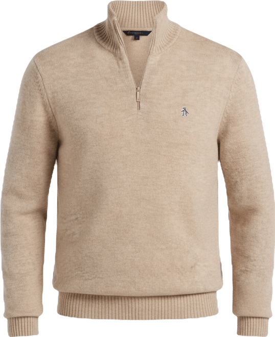 Men's Quarter-Zip Slim-Fit Sweater