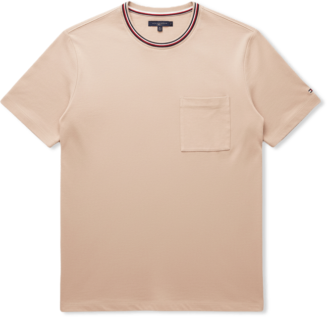 Men's Color-Block Pocket Pique T-Shirt