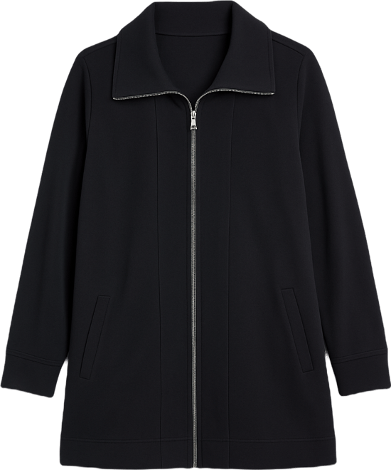 Plus Size Fleece Zip-Front Tunic, Exclusively at Macy's