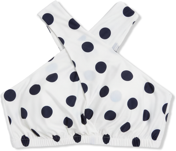 Women's Plus Size Shirred Wrap Crop Top