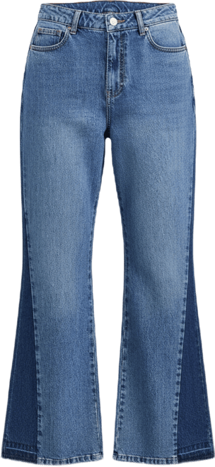 Petite Pieced Flare-Leg Jeans, Macy's Exclusive