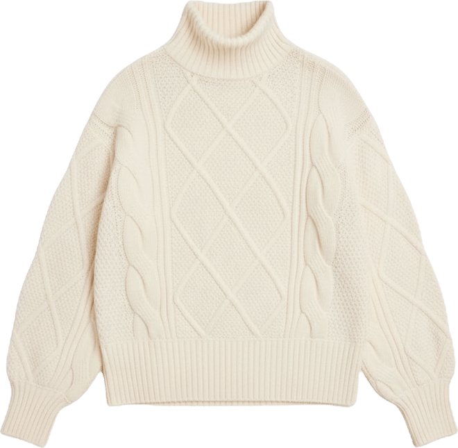 Women's Plus Size Chevron Intarsia Sweater