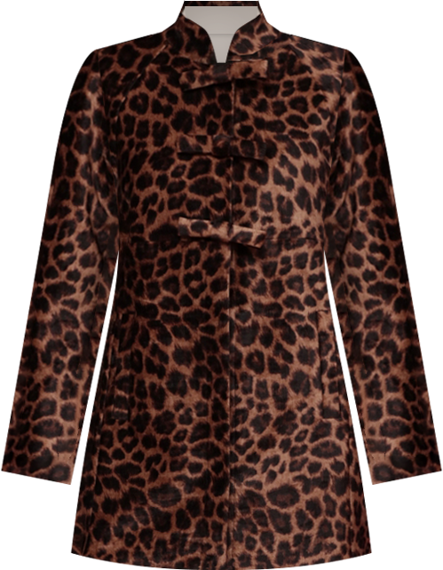 Women's Printed A-Line Empire Waist Jacket