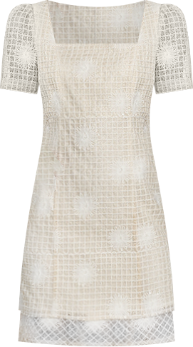 Women's Novelty Square Neck Dress